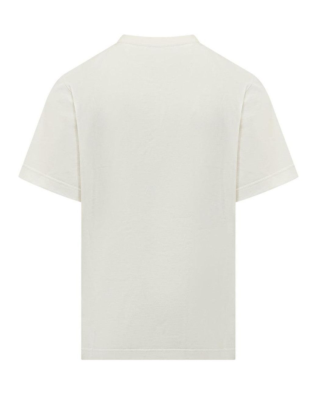 Burberry Gray Crew Neck T-Shirt for men