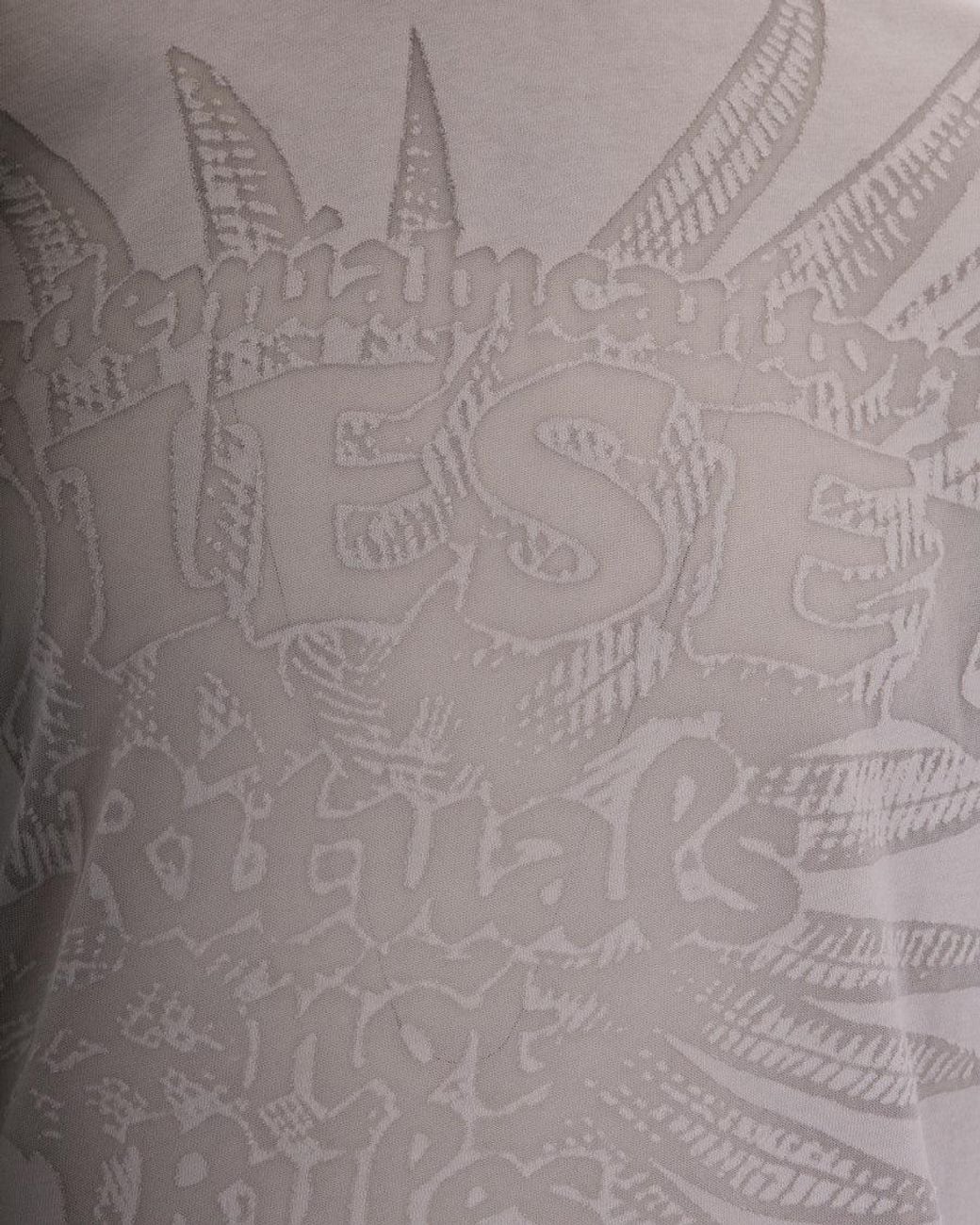 DIESEL Gray Crew Neck T-Shirt for men
