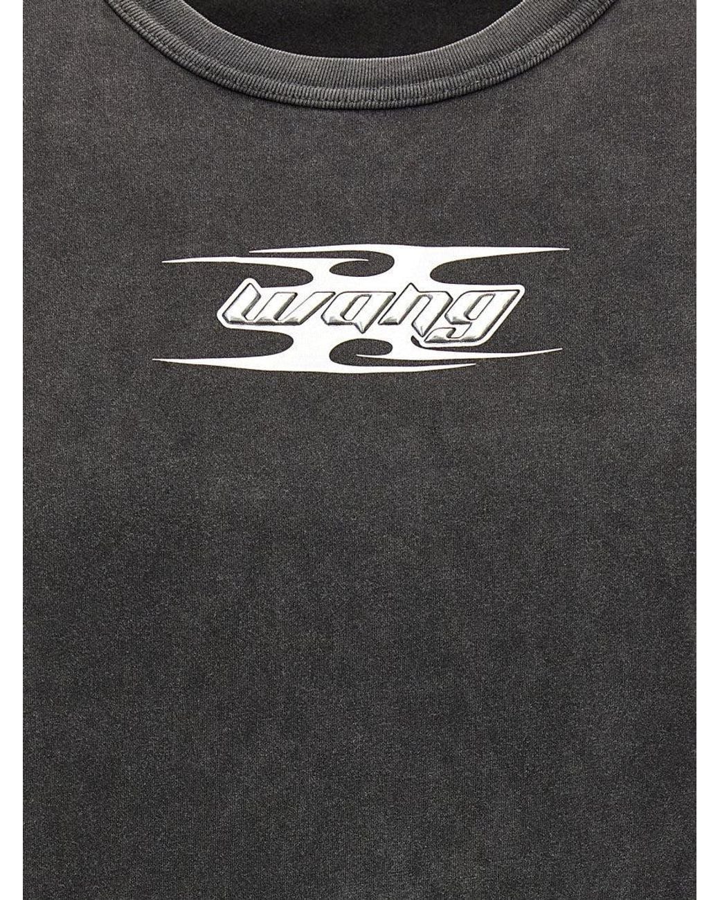 Alexander Wang Black Logo T-Shirt