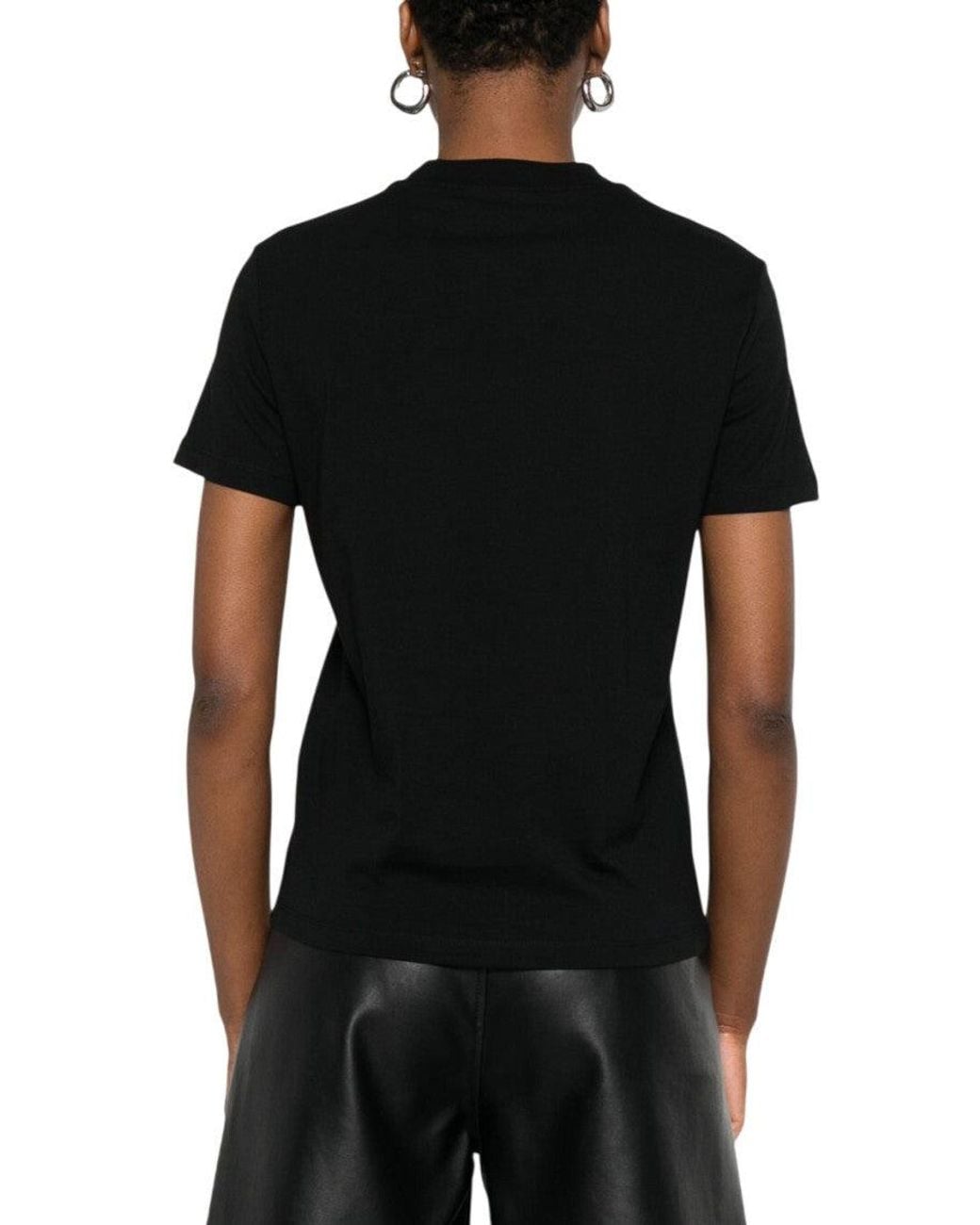 Versace Jeans Couture Black Crew Neck T-Shirt