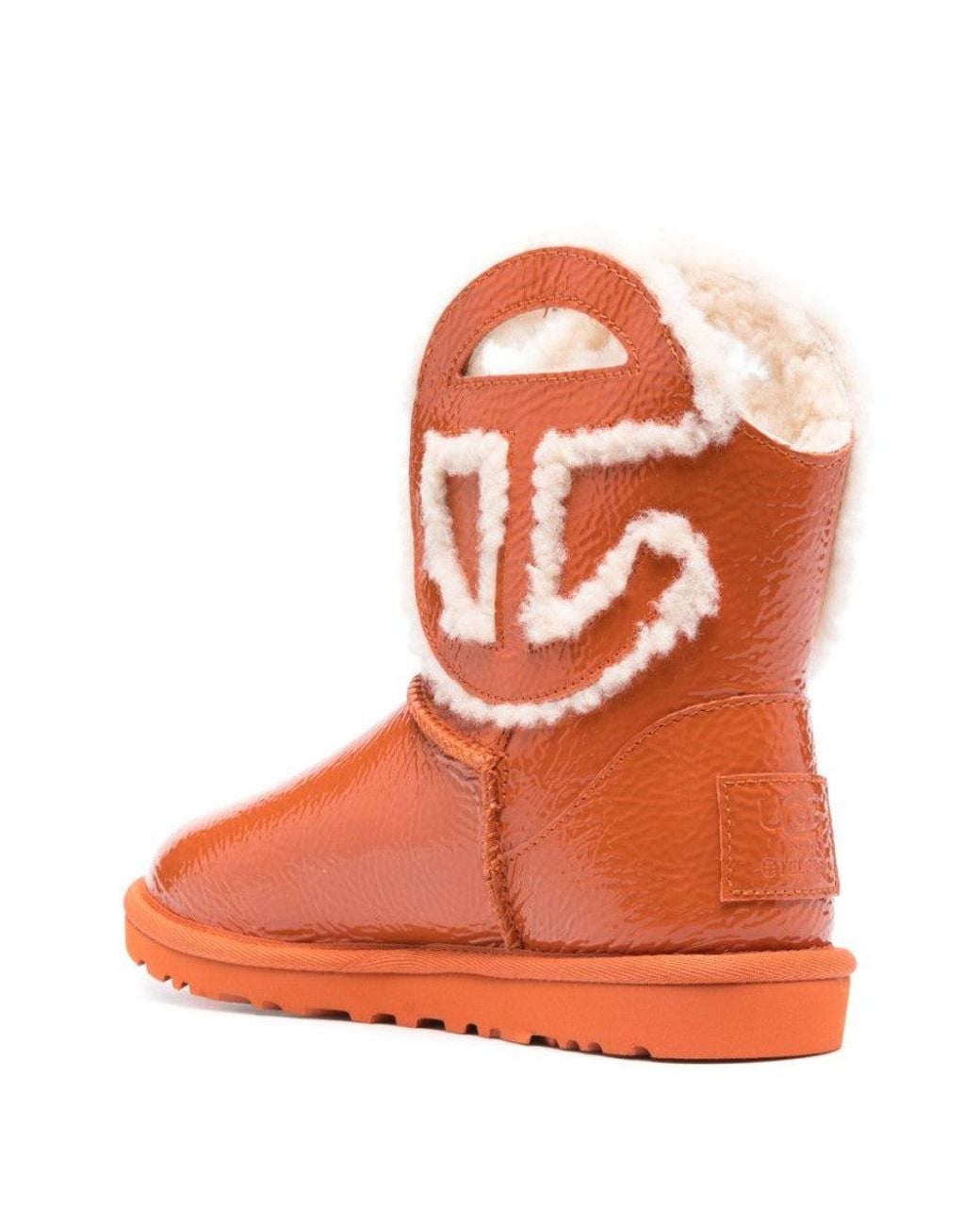 Ugg Orange Round Toe Ankle Boots for men
