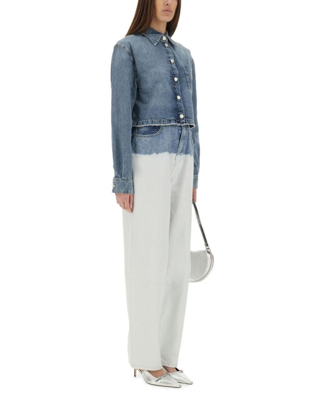 Moschino Blue Two-Jeans Cotton