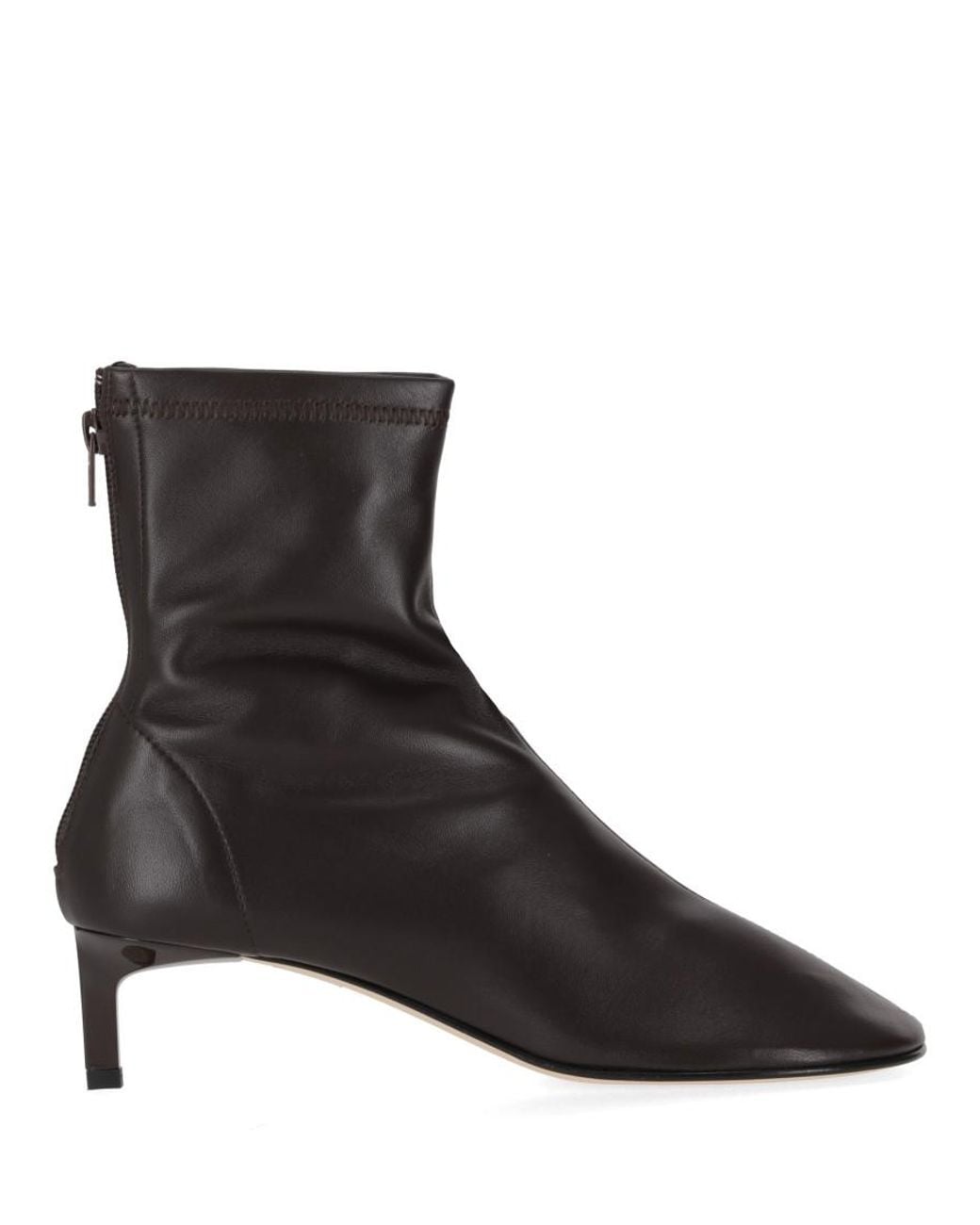 Dear Frances Black Leather Boots
