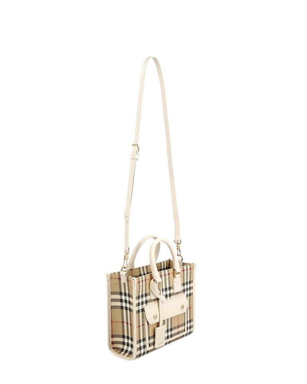 Burberry Natural Freya Mini Tote