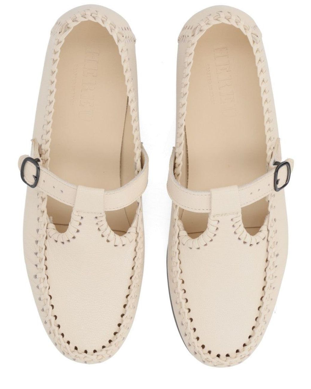 Hereu Natural Leather Loafers