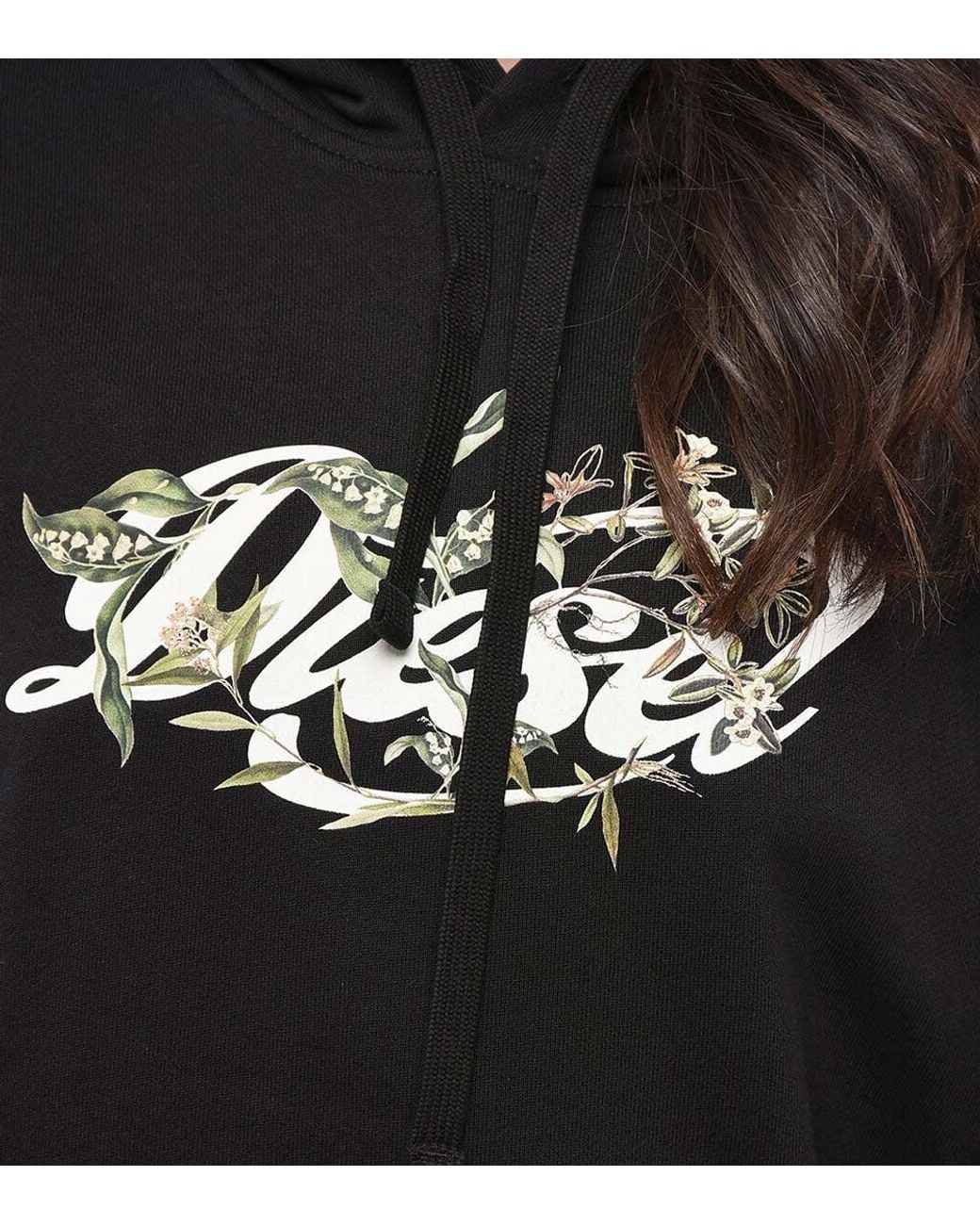 DIESEL Black Graphic Hoodie