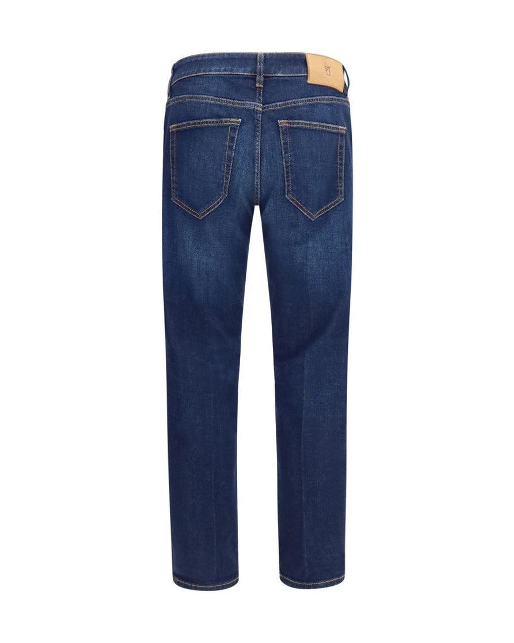 PT Torino Blue Mid Rise Jeans for men