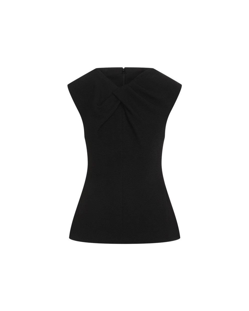 Jil Sander Black Viscose Tank Top