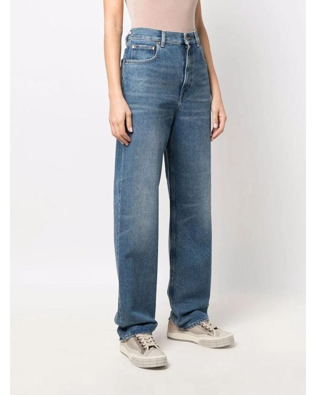 Golden Goose Deluxe Brand Blue Kim Wide-Leg Jeans