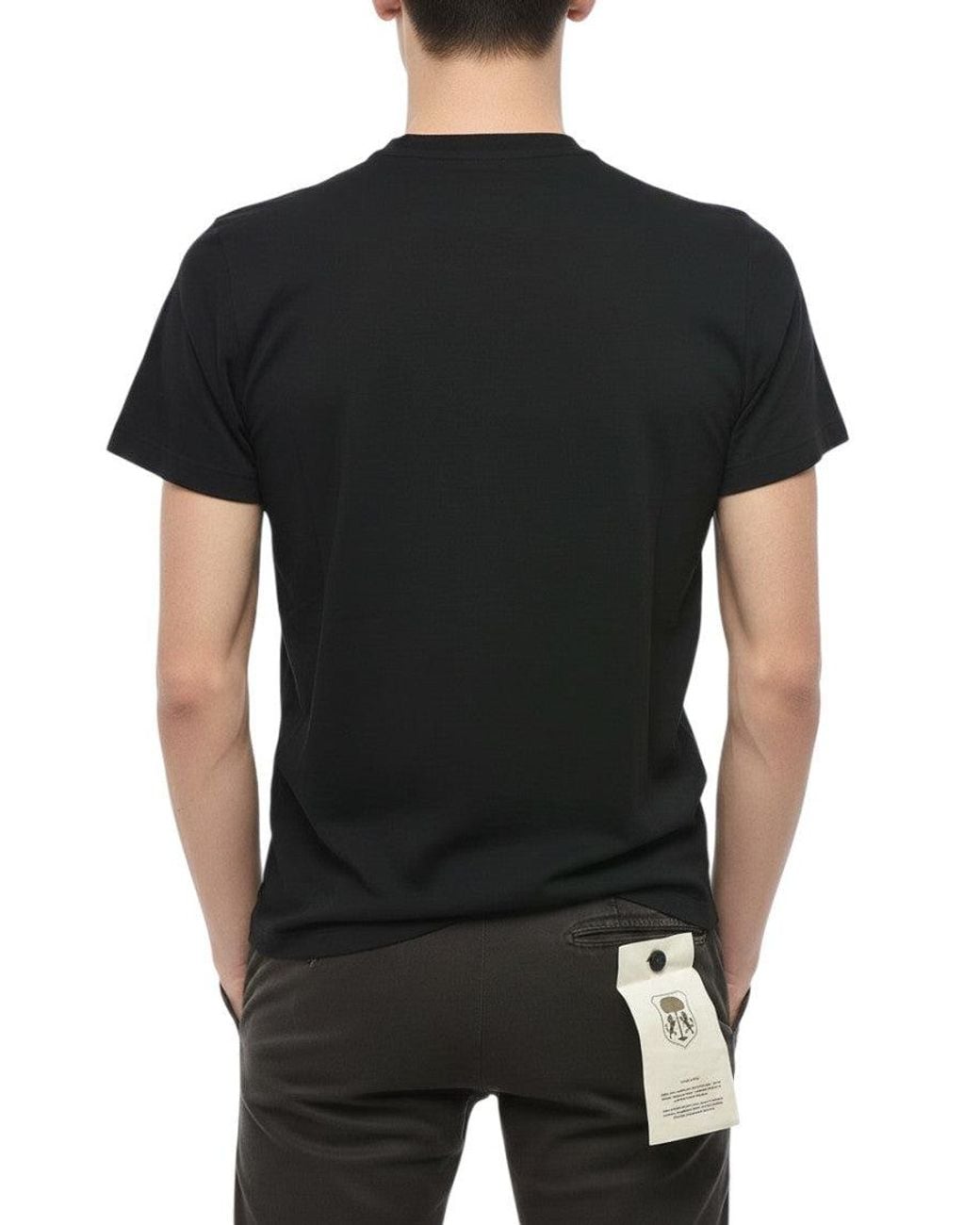 DSquared² Black Regular Logo T-Shirt for men