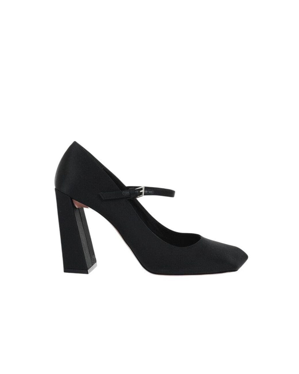 AMINA MUADDI Black Mary Jane Pumps