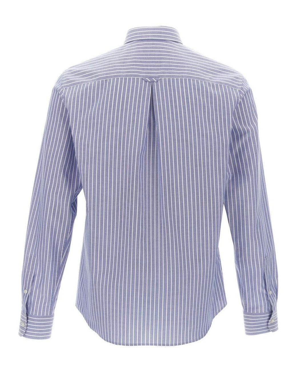 Valentino Blue Light Striped Shirt for men