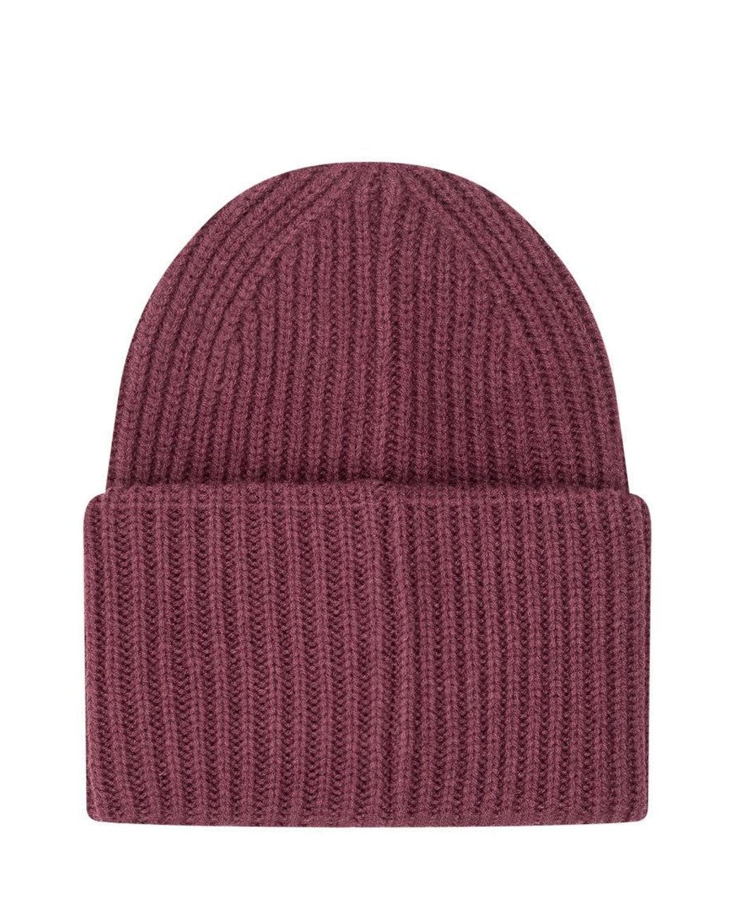 AMISH Red Burgundy Knitted Beanies Cap for men