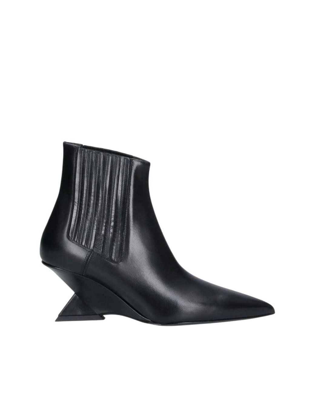The Attico Black Cheope Boots