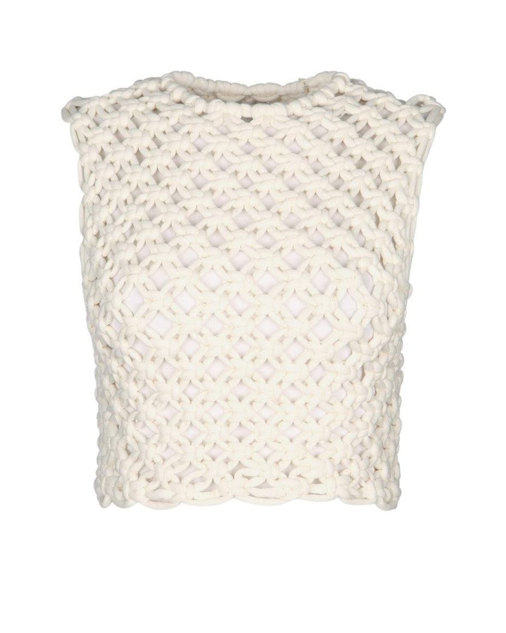 Alaïa Natural Alaia Sweater