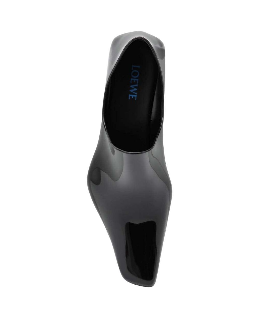Loewe Black Pvc Emily Aqua Pumps