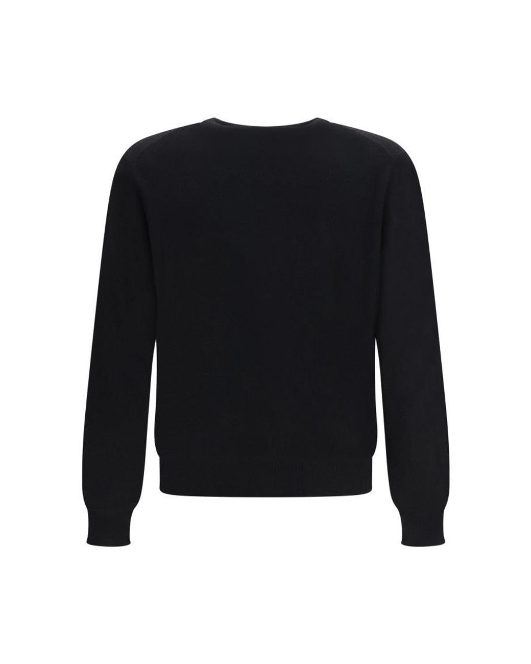 Versace Black Crew Neck Sweater for men