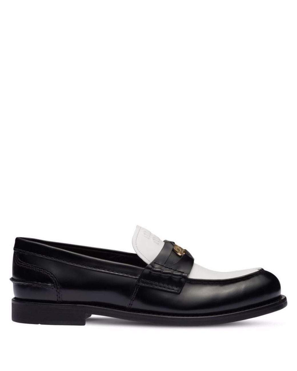 Miu Miu Black Flat Shoes