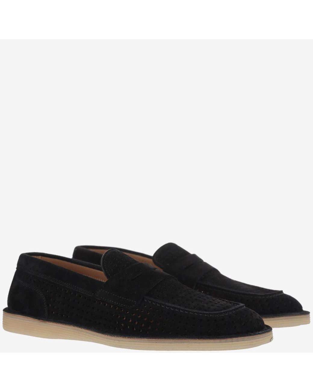 Dolce & Gabbana Black Slip On Loafers for men