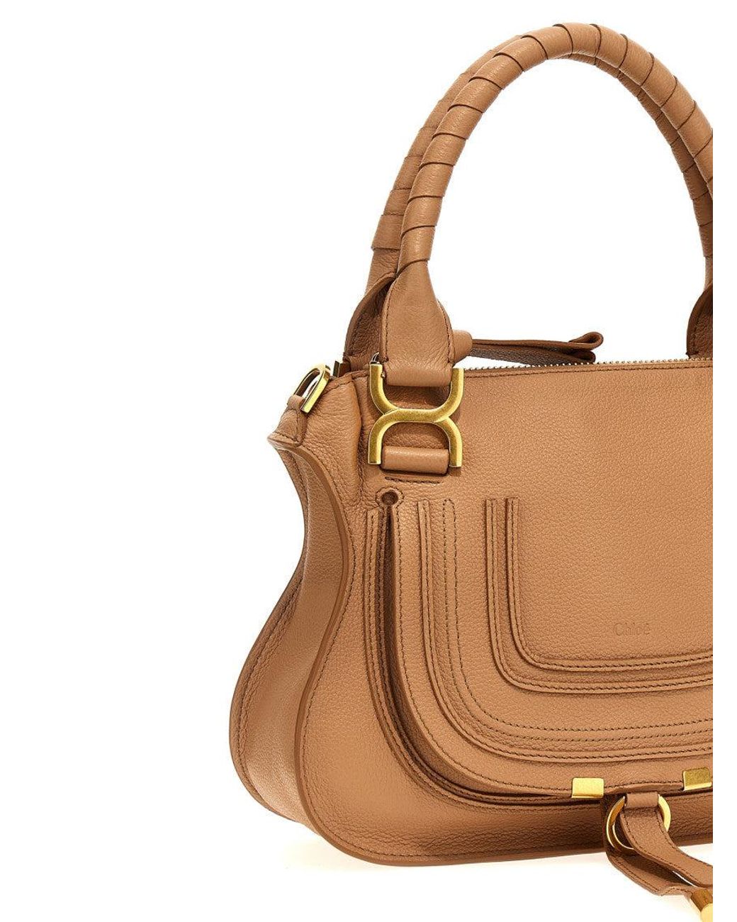 Chloé Brown 'Marcie' Small Satchel Bag