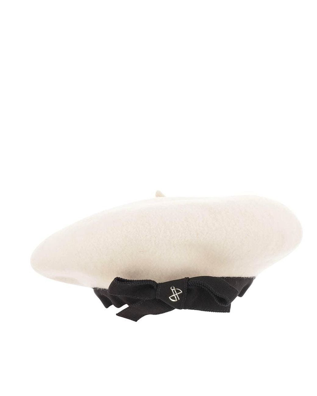 Patou Natural Logo Beret Hat