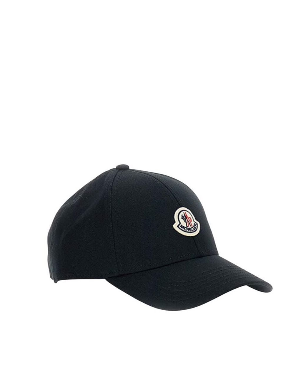 Moncler Blue Logo Baseball Cap for men