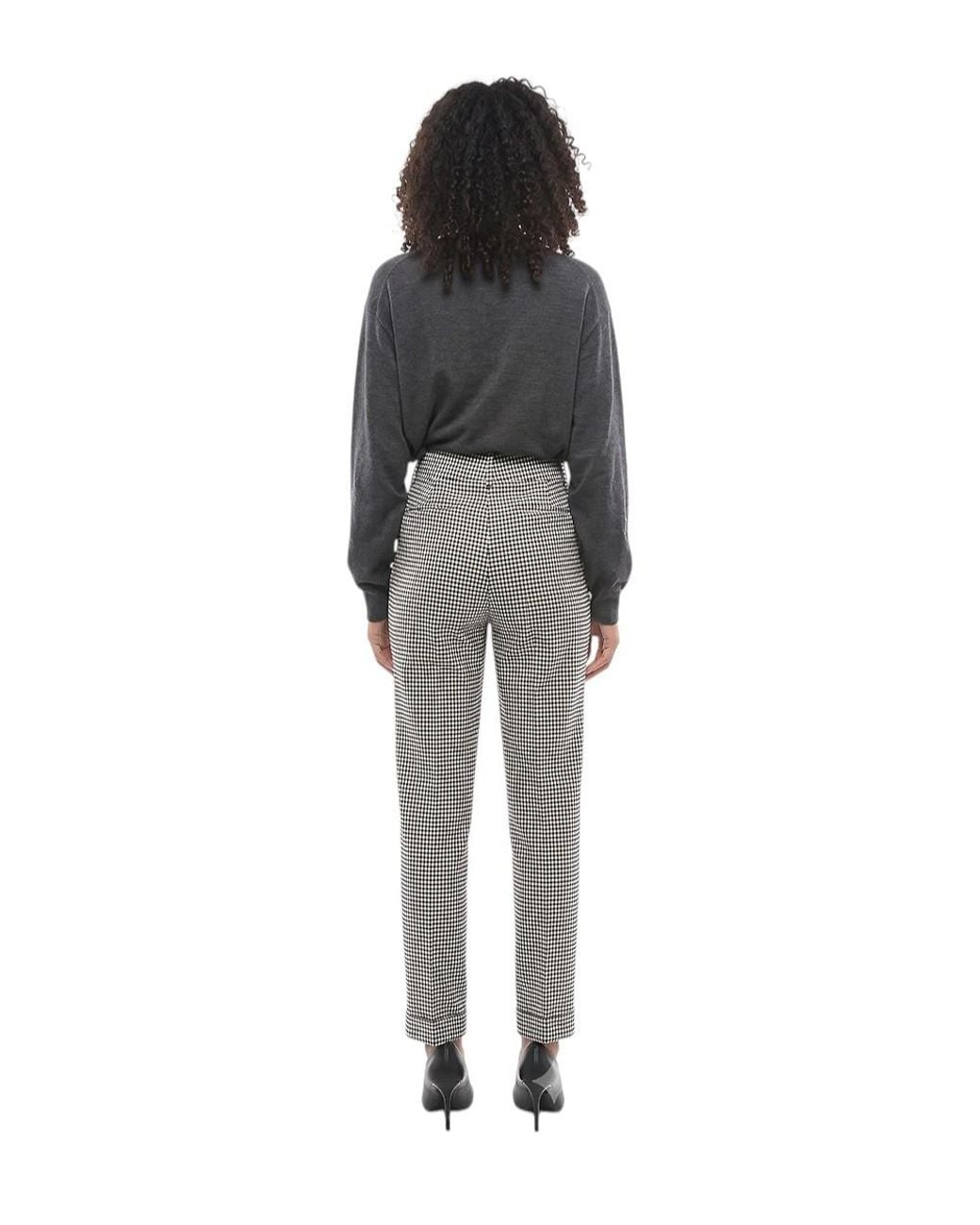 P.A.R.O.S.H. Gray Slim Flat Front Pants