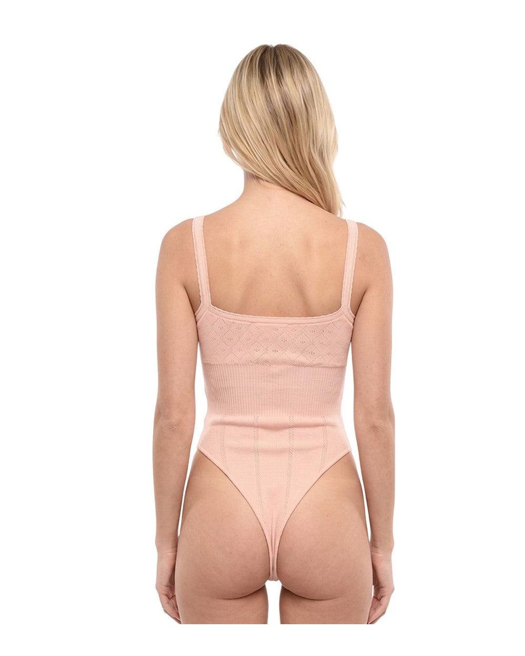 DSquared² Pink Textured Swimwear
