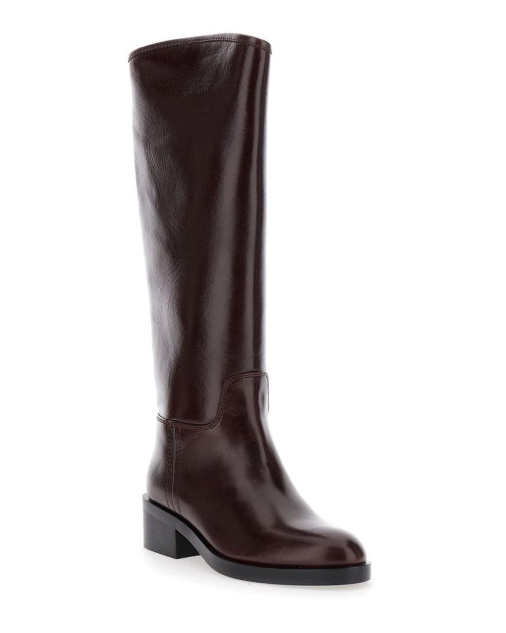 Jeffrey Campbell Brown Leather Boots