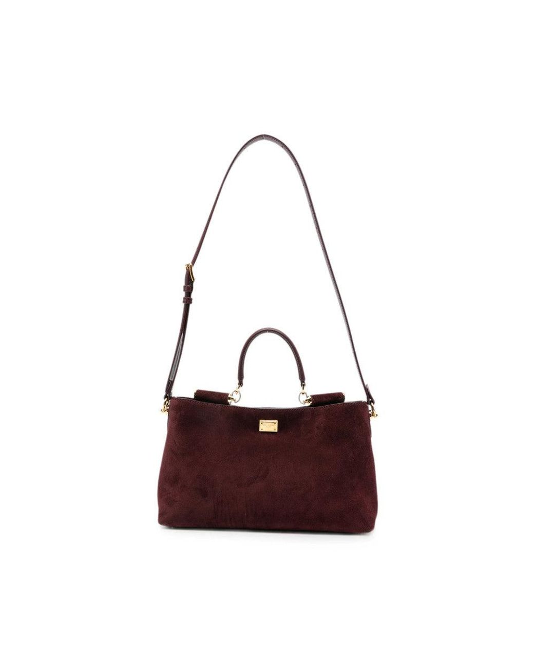 Dolce & Gabbana Red Vittoria Medium Satchel