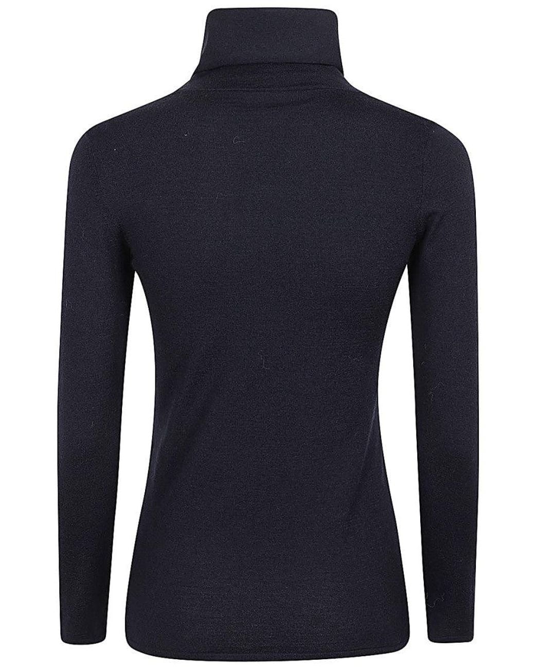Base London Blue Highneck Pullover