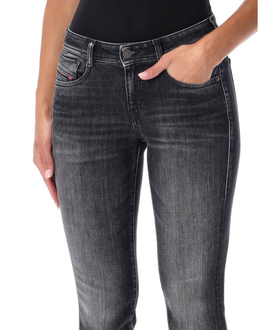 DIESEL Blue Mid Rise Jeans