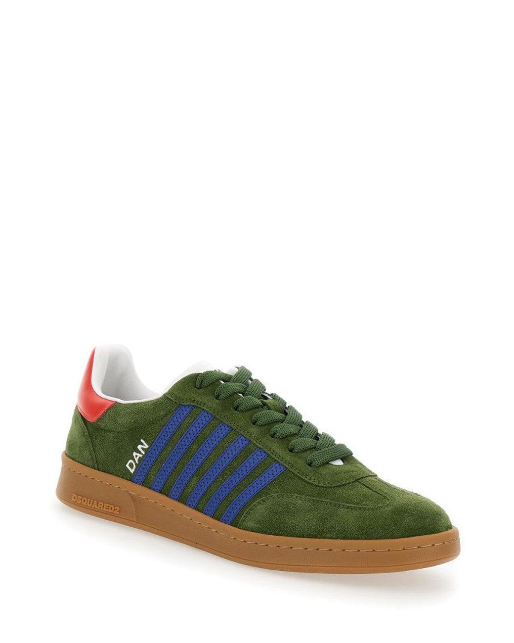 DSquared² Green Low-Top Boxer Sneakers for men