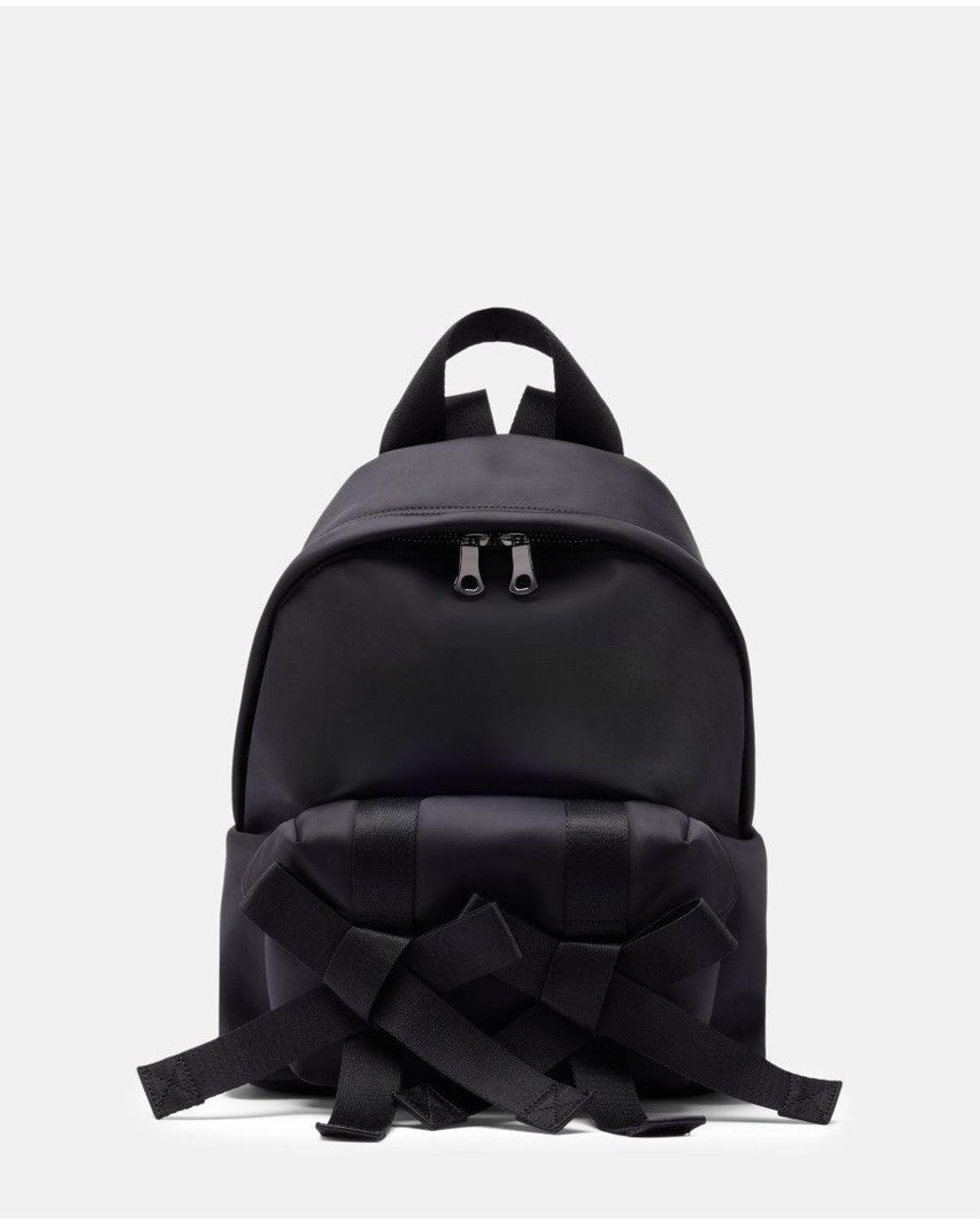 Simone Rocha Black Bow Front Backpack