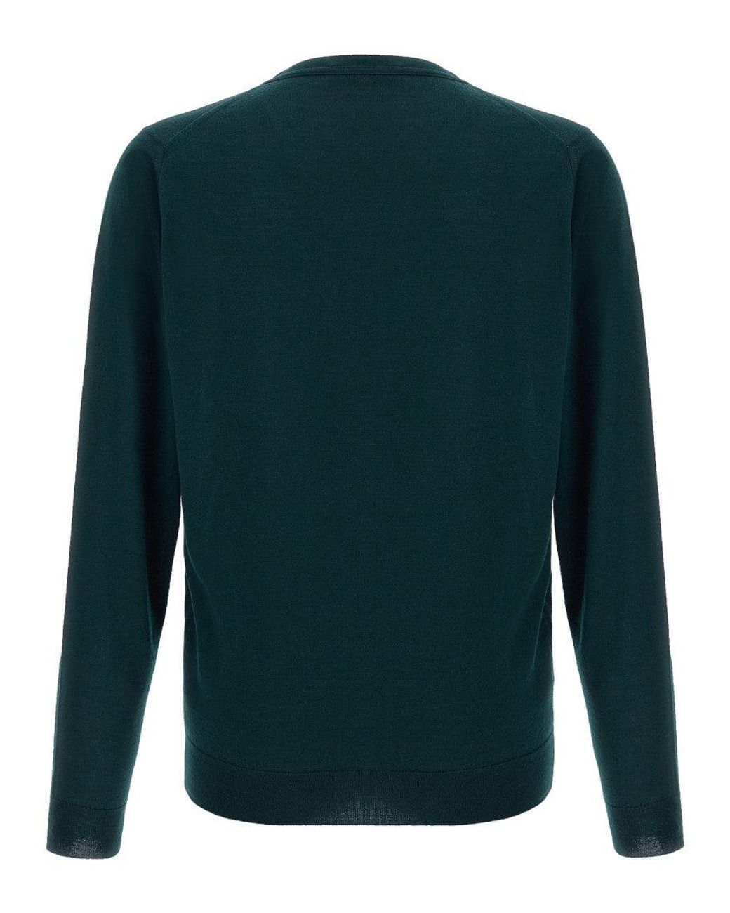 John Smedley Green 'Petworth' Cardigan for men