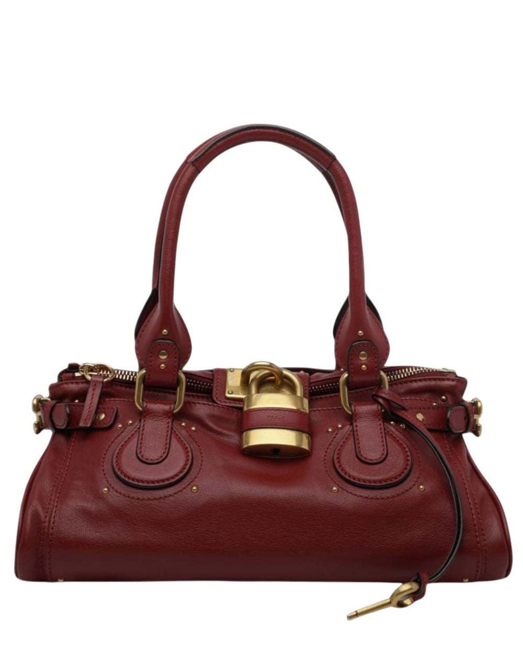 Chloé Red Paddington Large Shoulder Bag