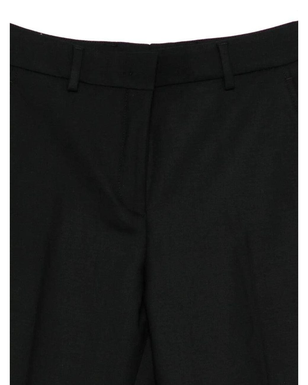 Incotex Black Wool Trouser