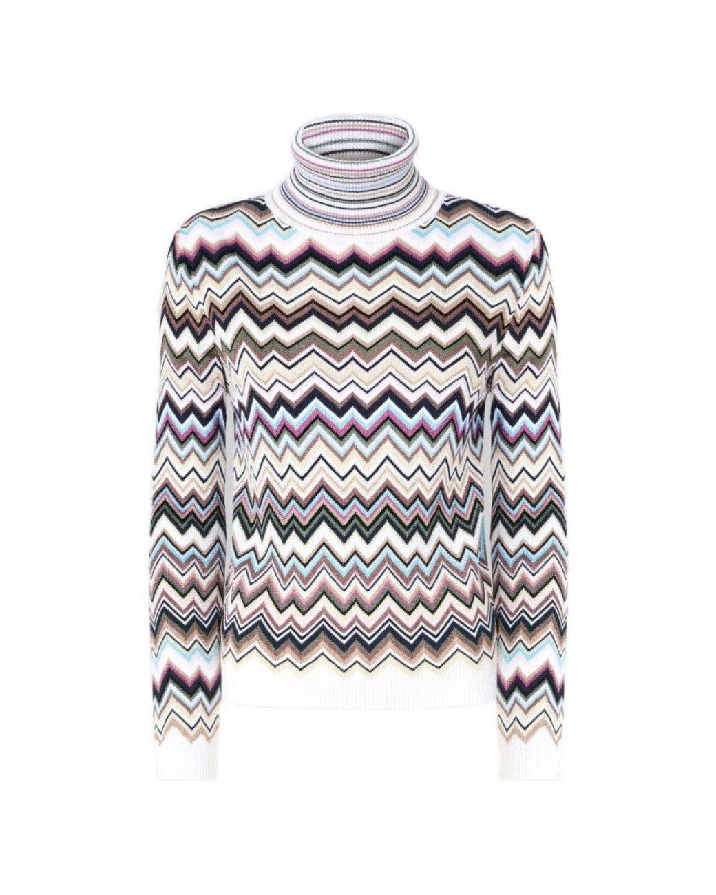 Missoni White Chevron Sweater