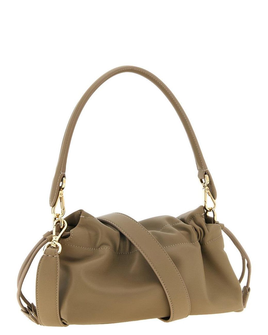 Fendi Metallic Baguette Soft Medium Shoulder Bag