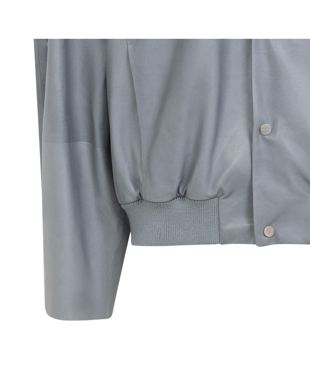 Fear Of God Blue Solid Bomber Jacket for men