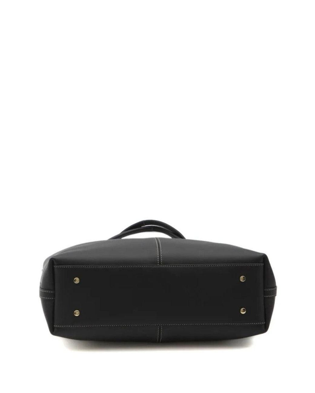 Tod's Black Medium Leather Tote