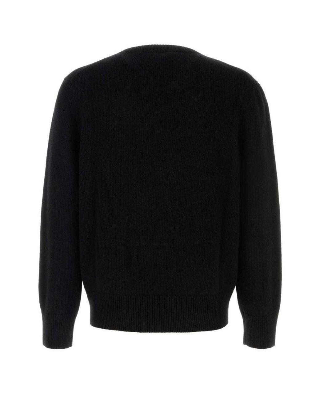 Burberry Black Wool Blend Sweater for men