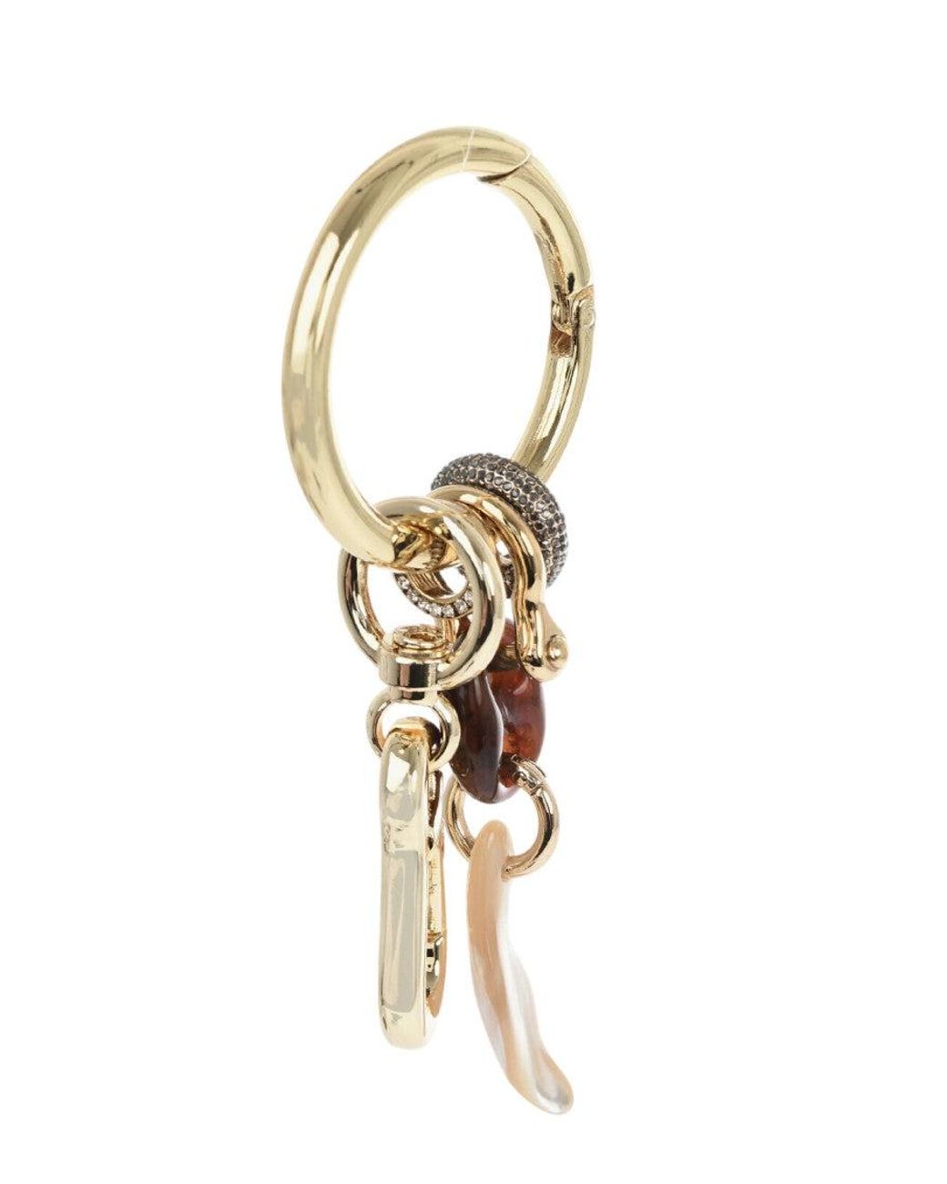 Benedetta Bruzziches Metallic Golden Chatelaine Key Charm