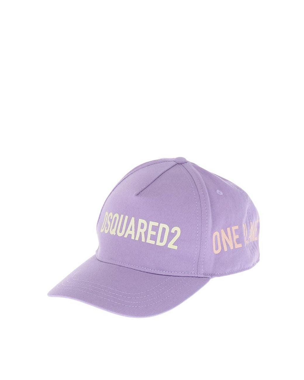 DSquared² Purple Logo Baseball Cap for men