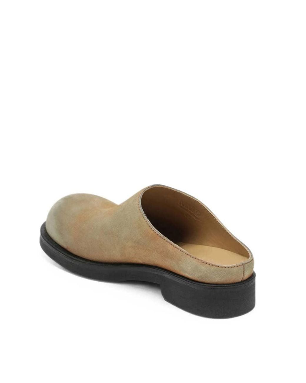 MM6 by Maison Margiela Brown Suede Mules for men