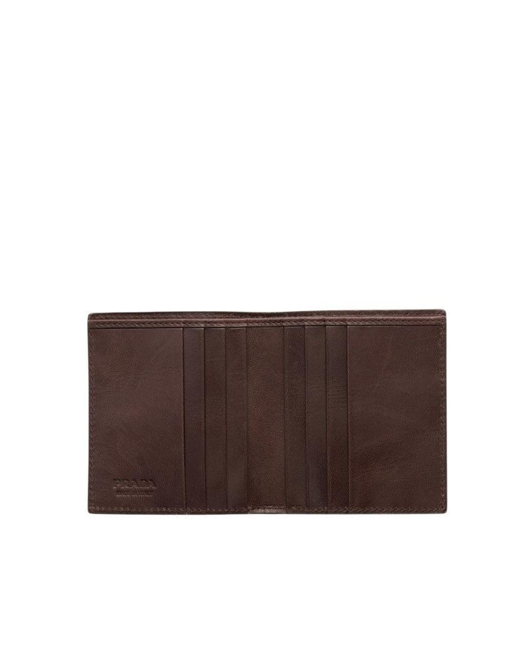 Prada Black Dark Minuteria Woven Wallet for men