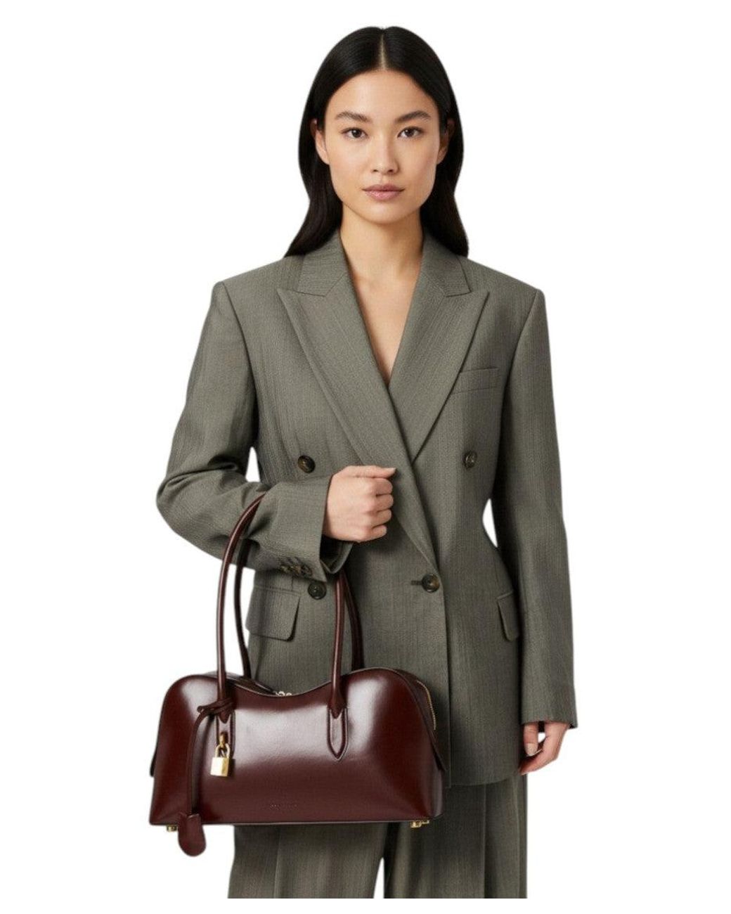 Stella McCartney Brown Dark Ryder Shoulder Bag