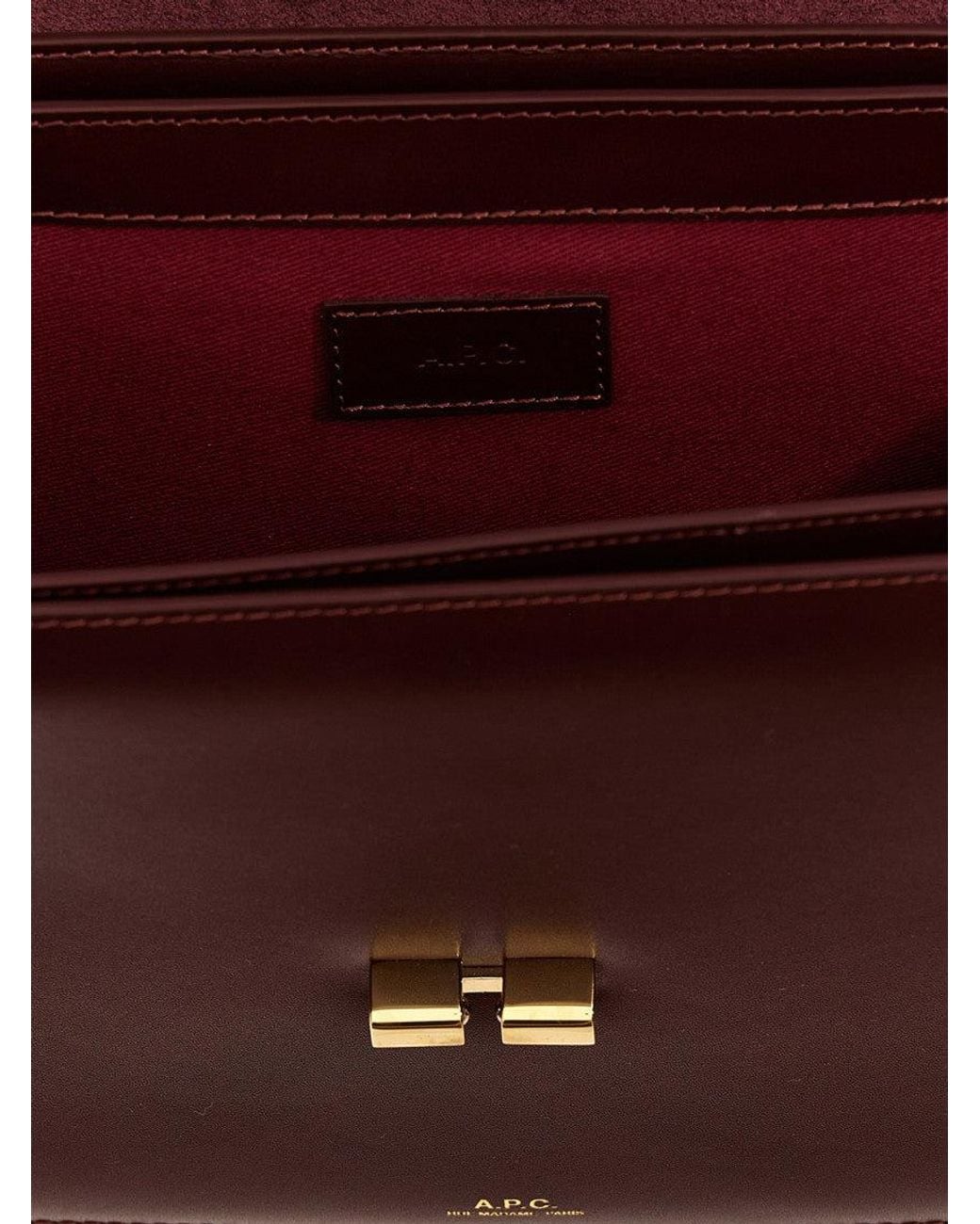 A.P.C. Red Grace Small Crossbody Bag