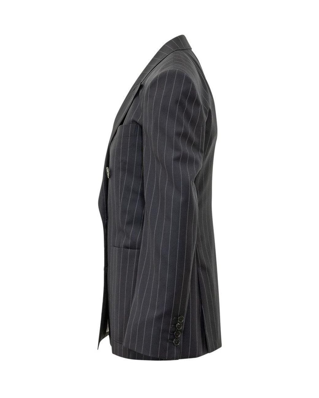 Givenchy Black Double Breasted 100% Wool Blazer Jacket for men