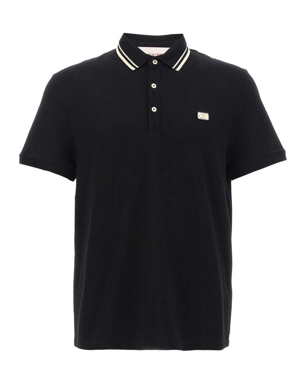 Valentino Black Vlogo Polo for men